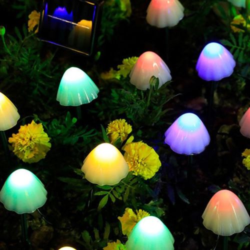 LED Solar Lights Outdoor Garden Waterproof Mushroom String Lawn Lamps Cute Fairy Light Landscape Lamp Path Yard Lawn Patio Decor LED Solar Lights Outdoor Garden Waterproof Mushroom String Lawn Lamps Cute Fairy Light Landscape Lamp Path Yard Lawn Patio Decor